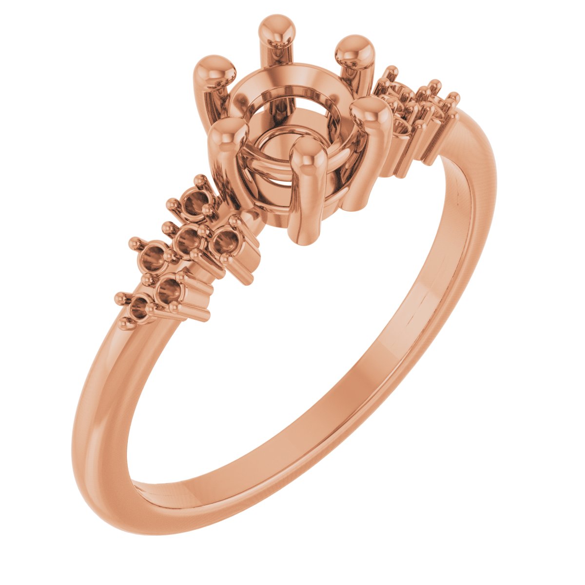 Accented Engagement Ring or Band
