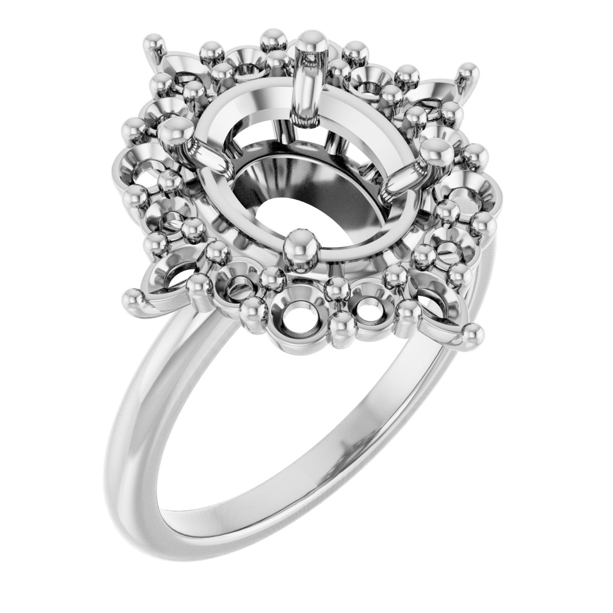 Halo-Style Engagement Ring