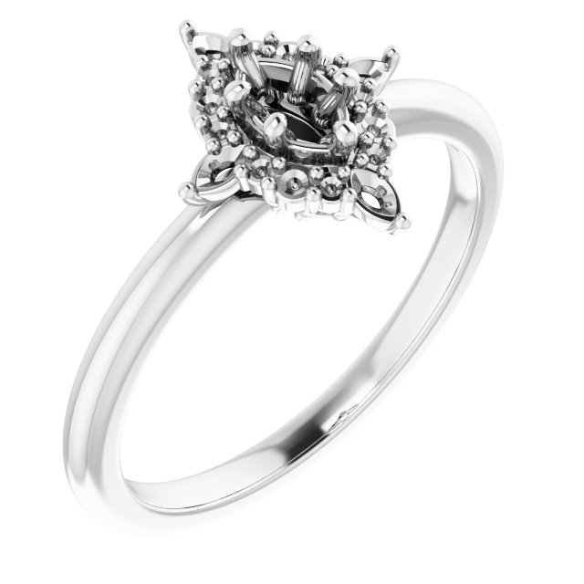 Halo-Style Engagement Ring