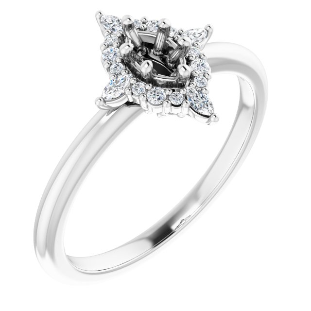 14k White Gold