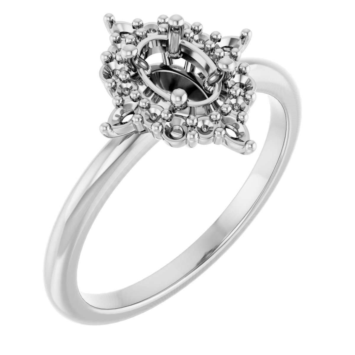 Halo-Style Engagement Ring