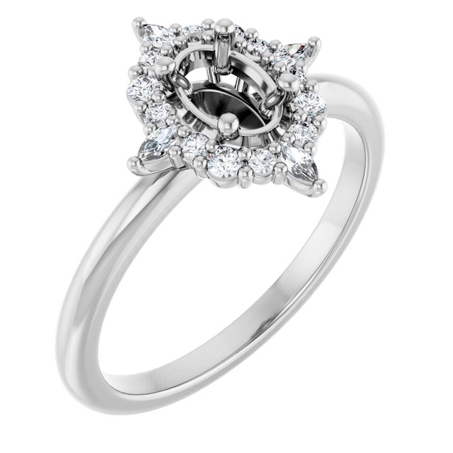 14k White Gold