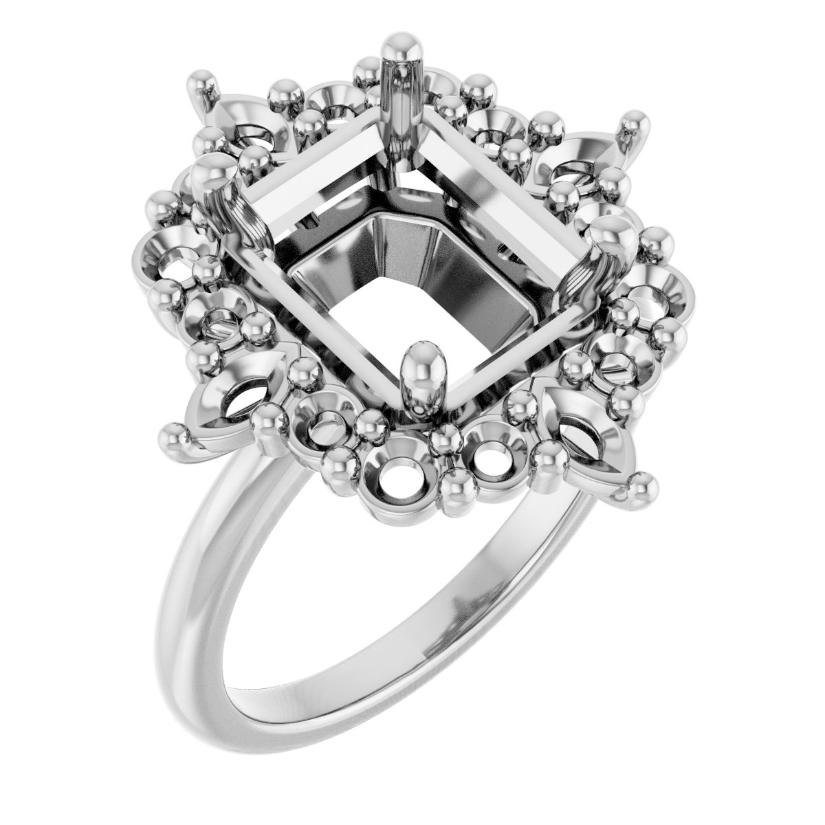 Halo-Style Engagement Ring