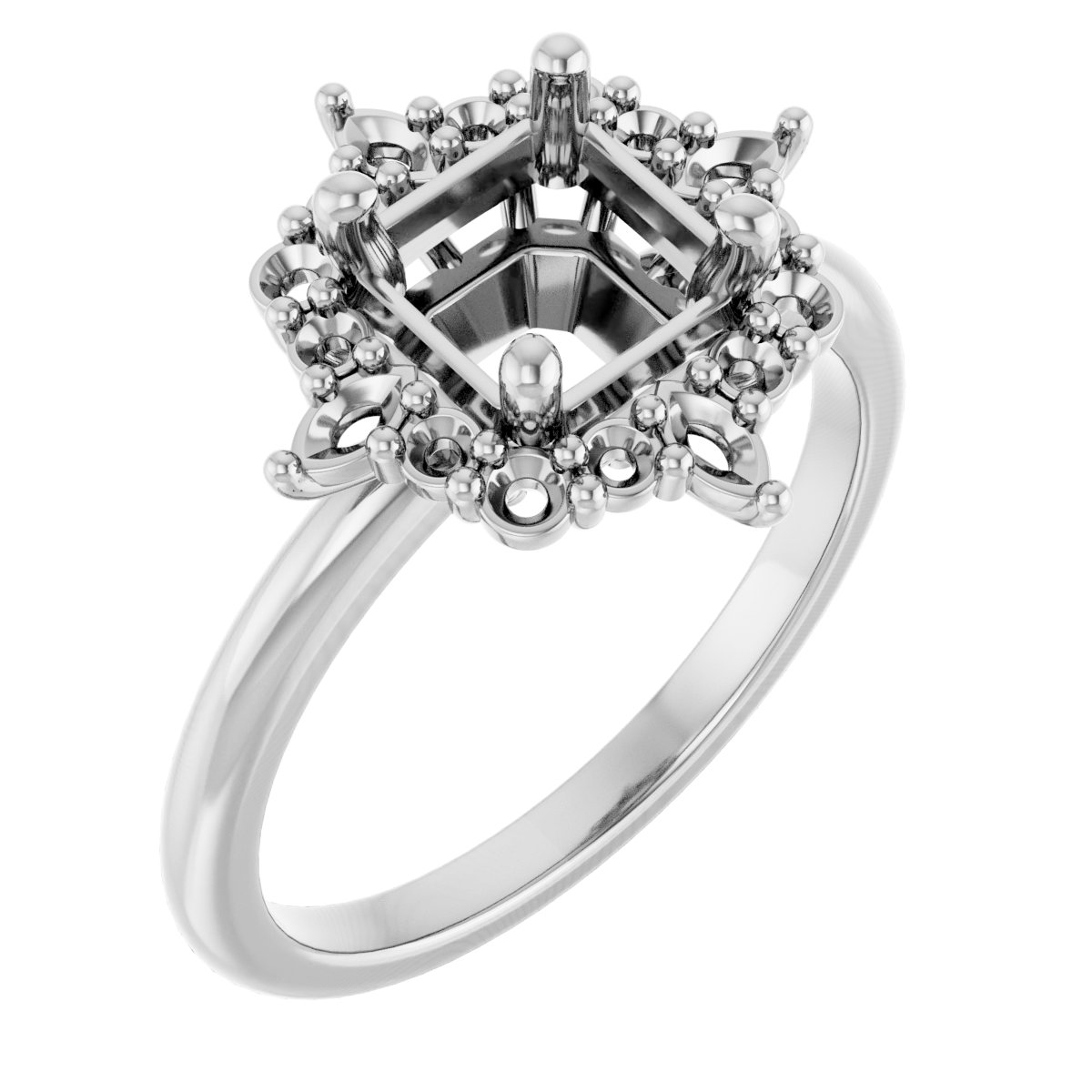 Halo-Style Engagement Ring