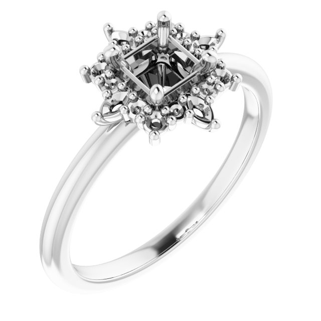 Halo-Style Engagement Ring