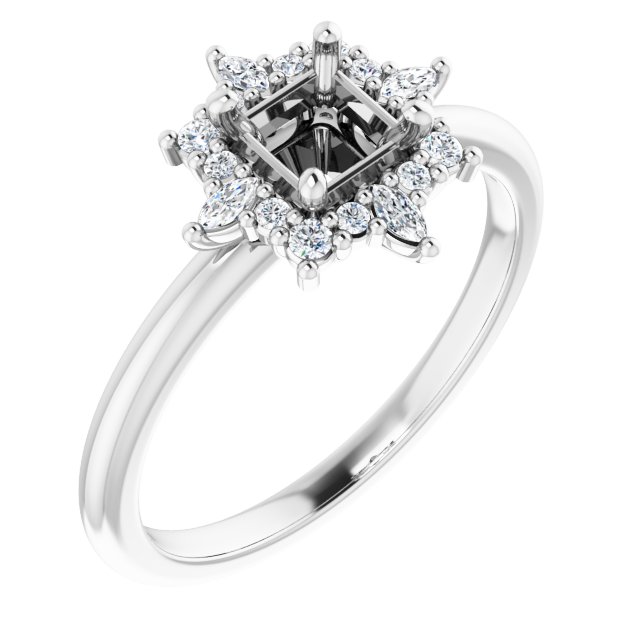 14k White Gold