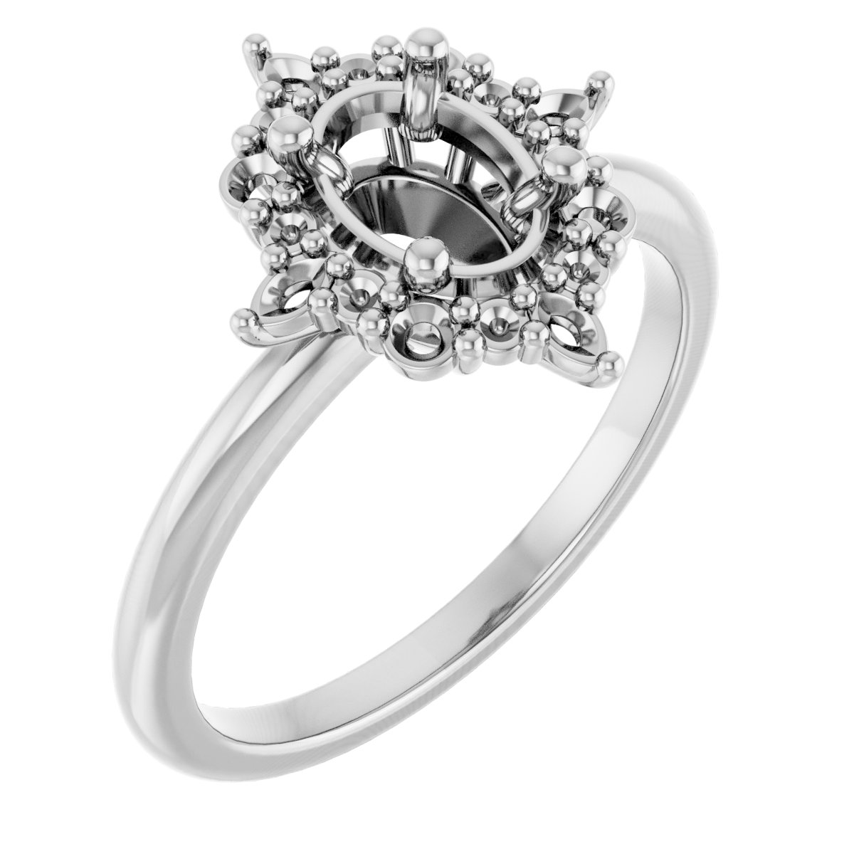 Halo-Style Engagement Ring