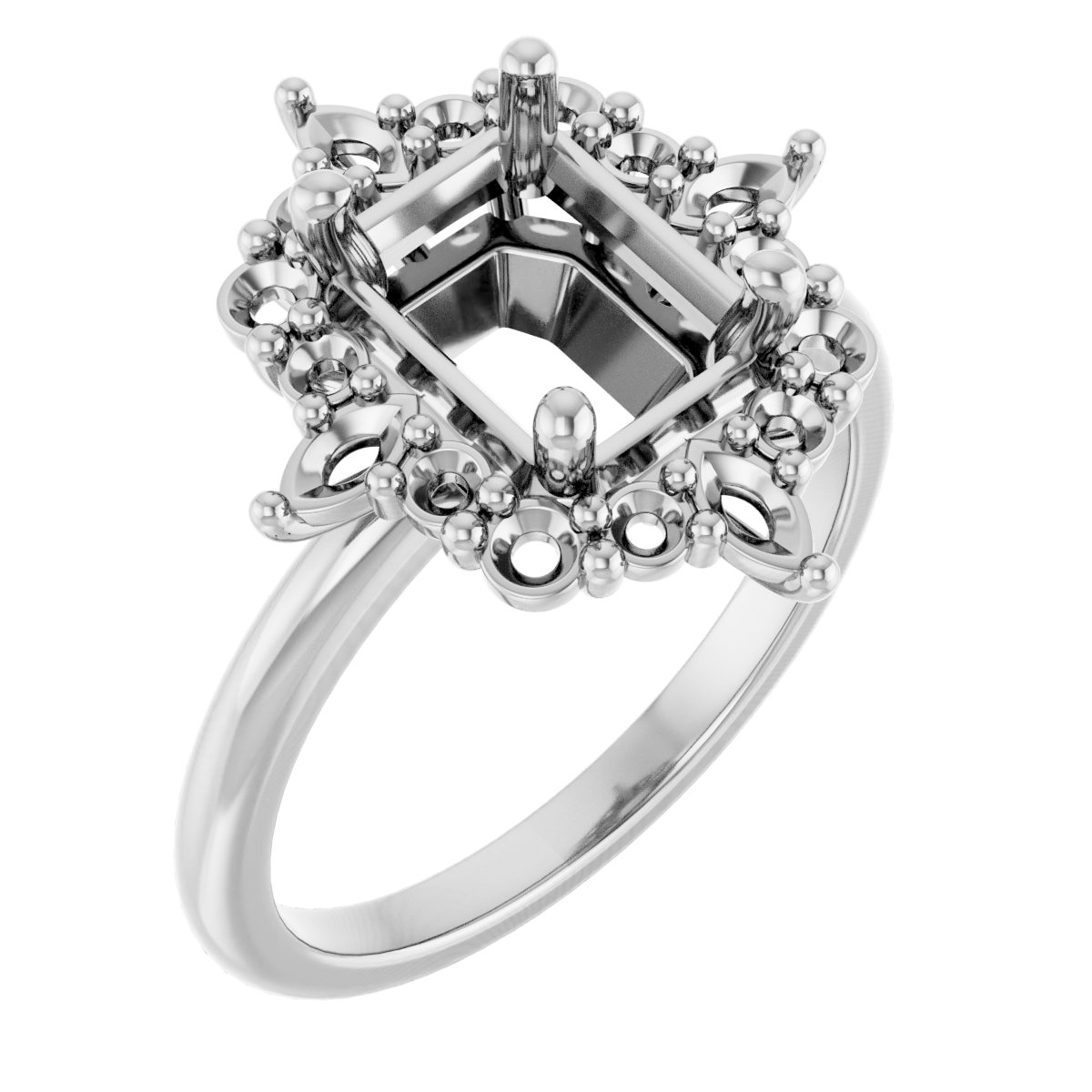 Halo-Style Engagement Ring