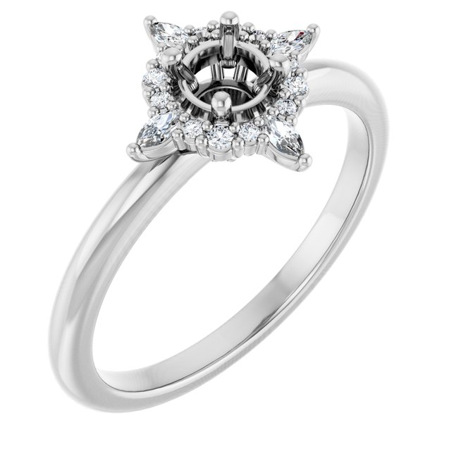 14k White Gold