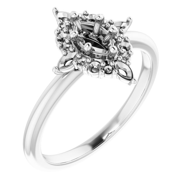 Halo-Style Engagement Ring