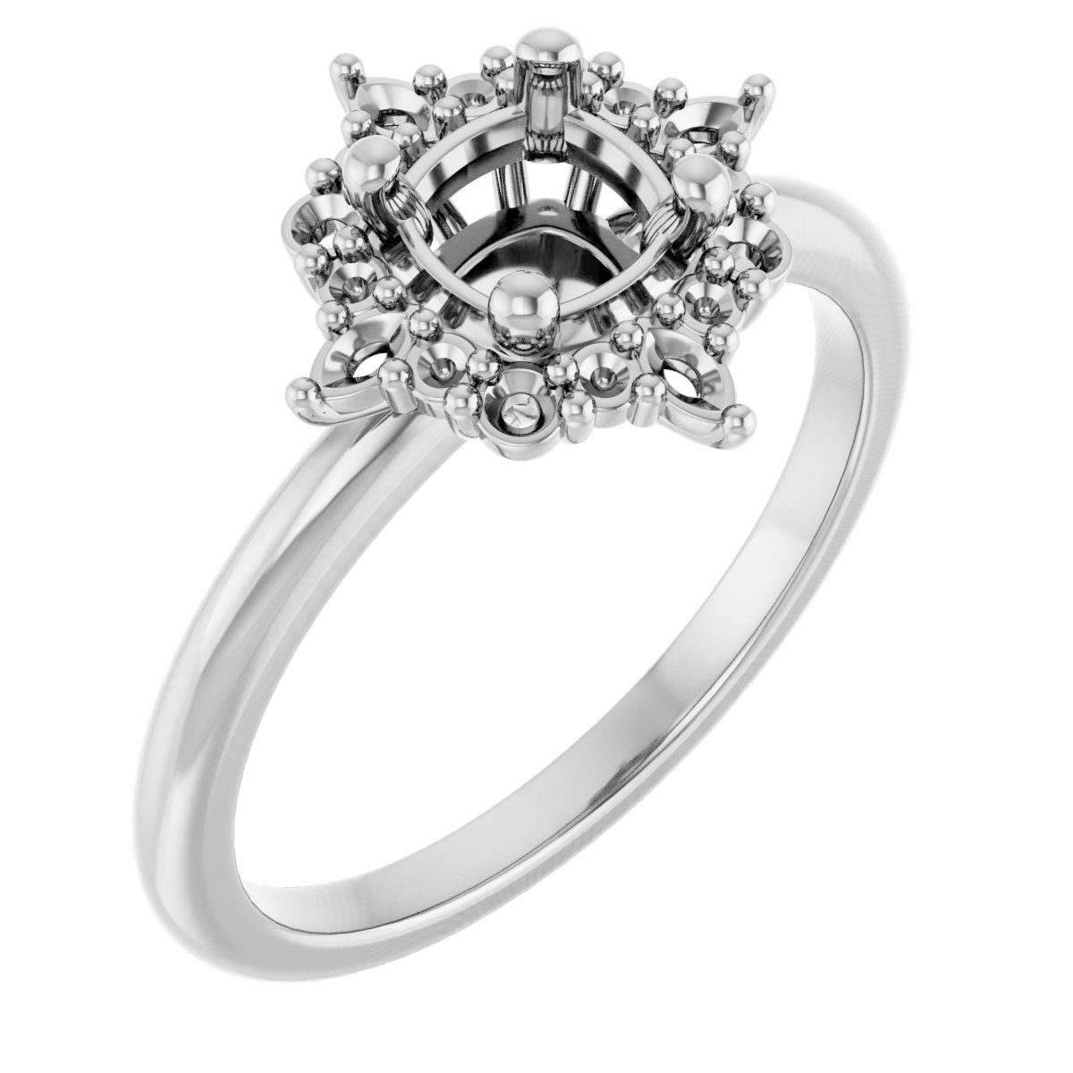 Halo-Style Engagement Ring