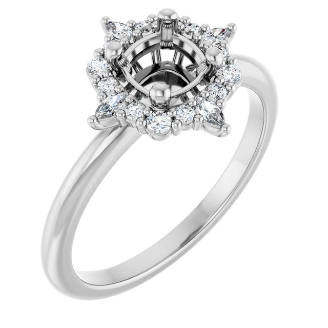 14k White Gold