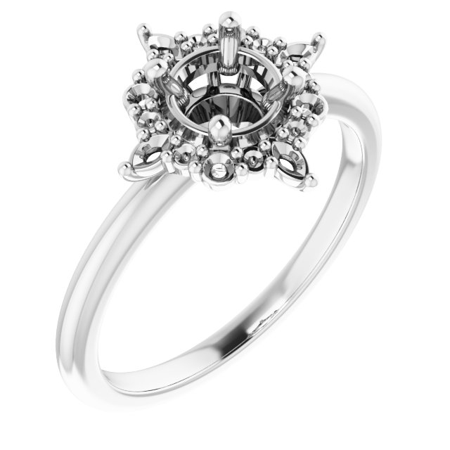 Halo-Style Engagement Ring