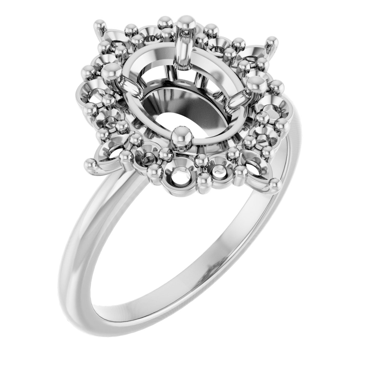 Halo-Style Engagement Ring