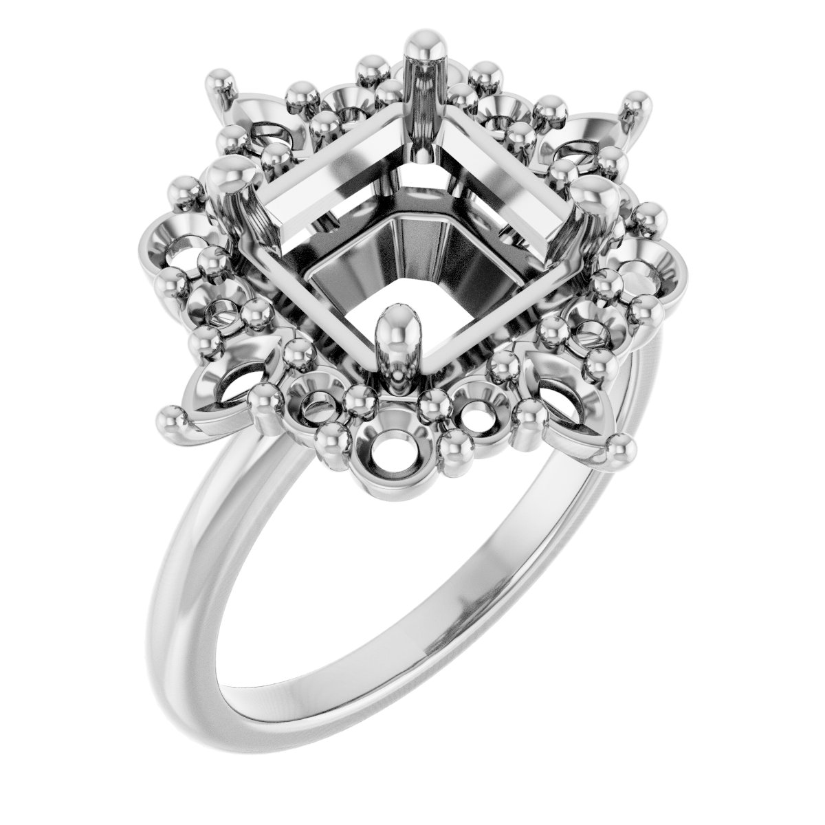 Halo-Style Engagement Ring