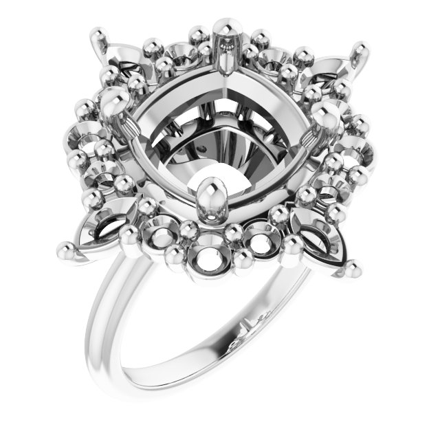 Halo-Style Engagement Ring