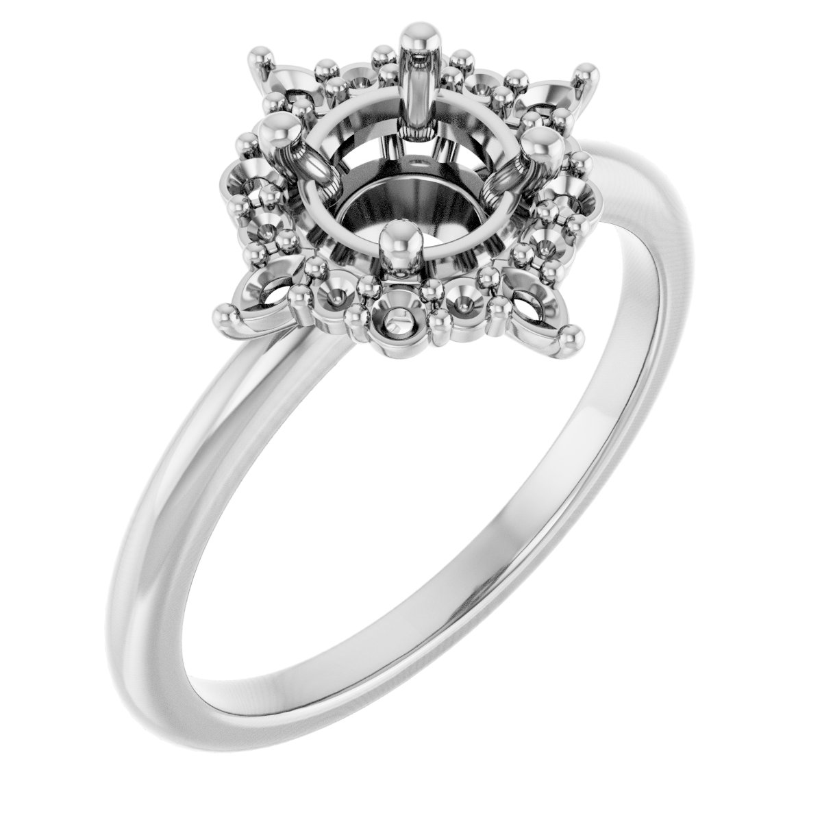 Halo-Style Engagement Ring