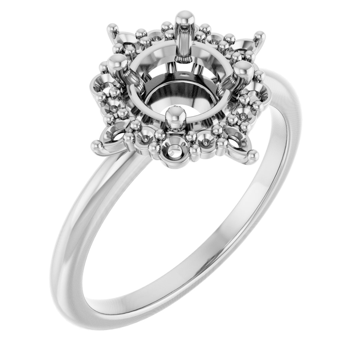 Halo-Style Engagement Ring