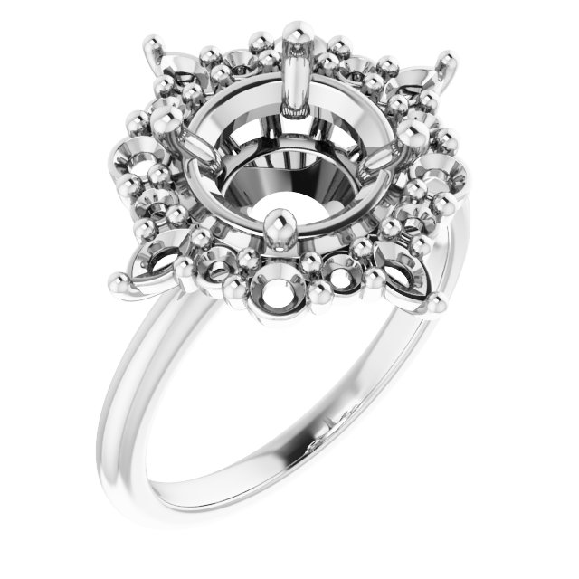 Halo-Style Engagement Ring