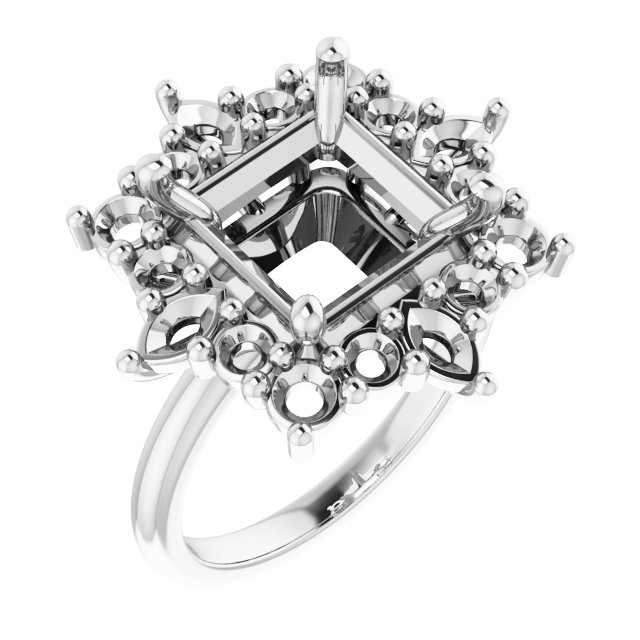 Halo-Style Engagement Ring