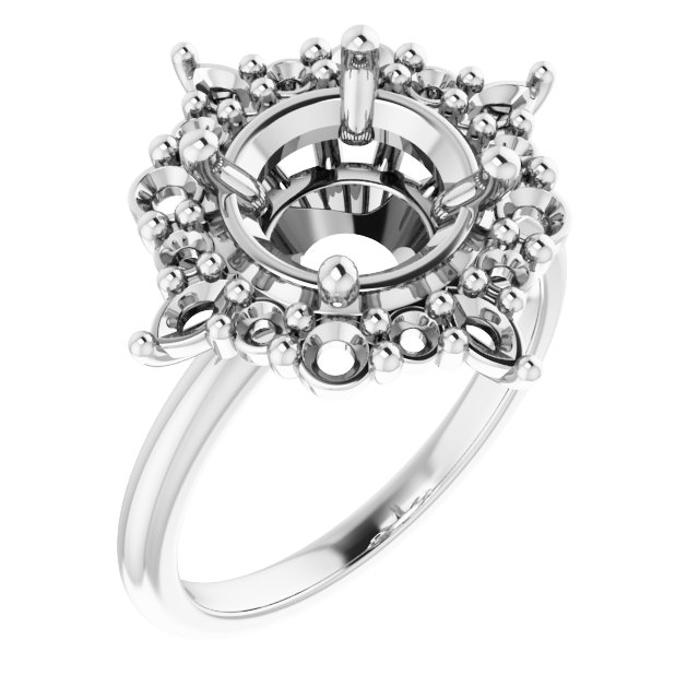 Halo-Style Engagement Ring