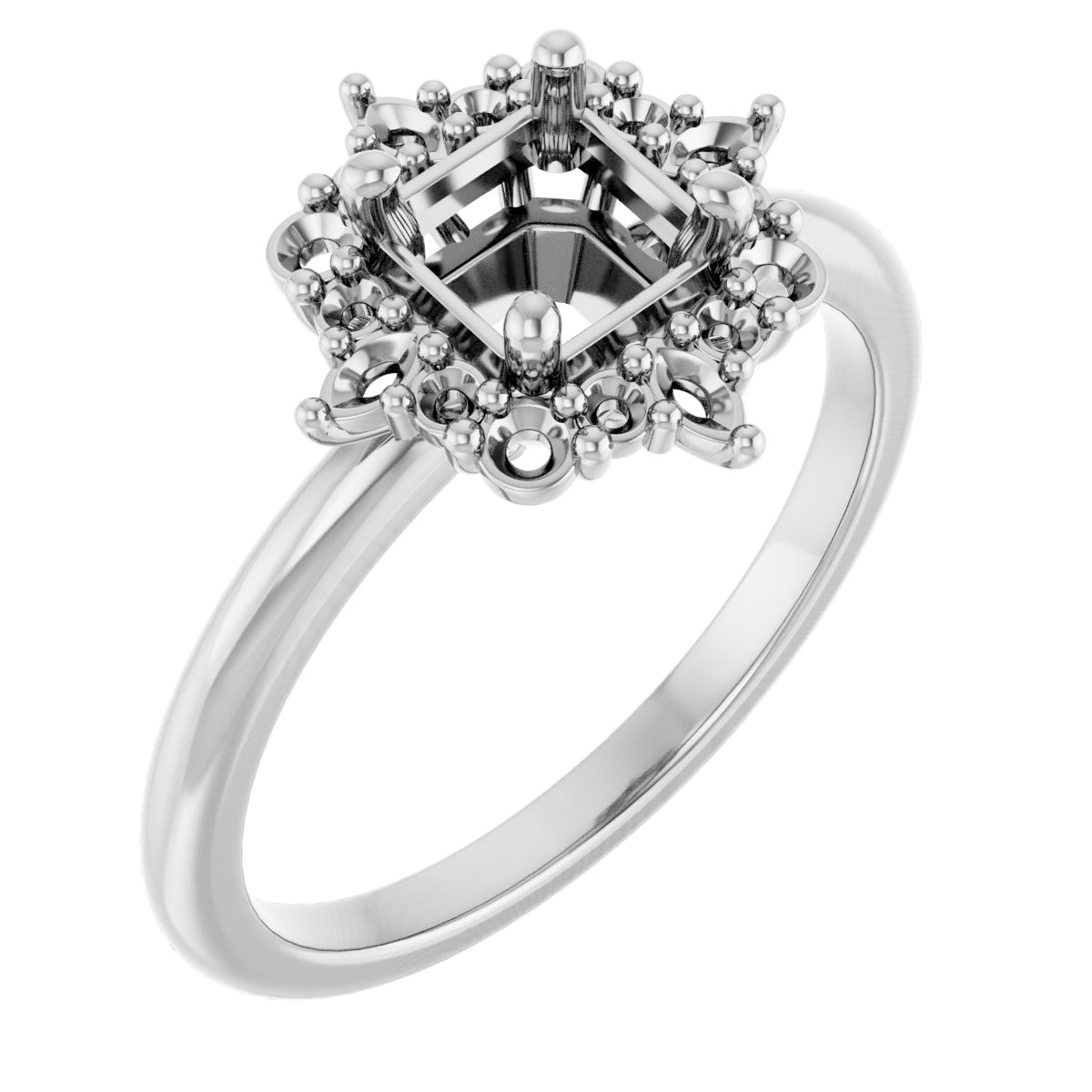 Halo-Style Engagement Ring