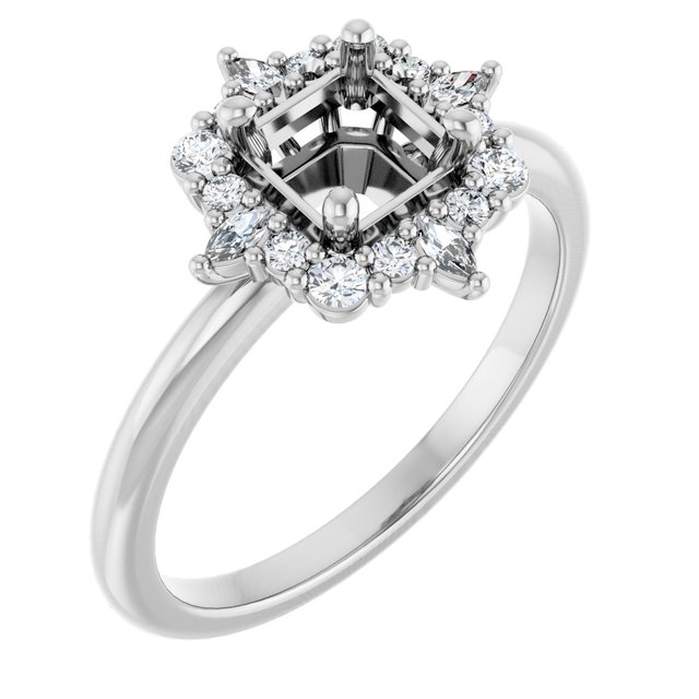 14k White Gold