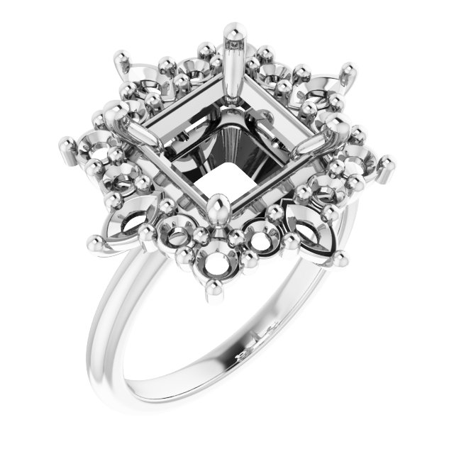 Halo-Style Engagement Ring