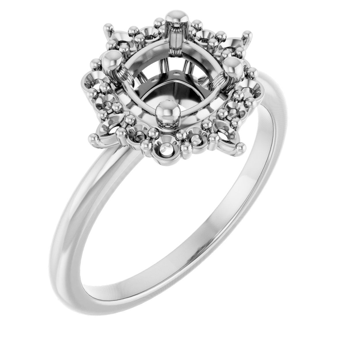 Halo-Style Engagement Ring