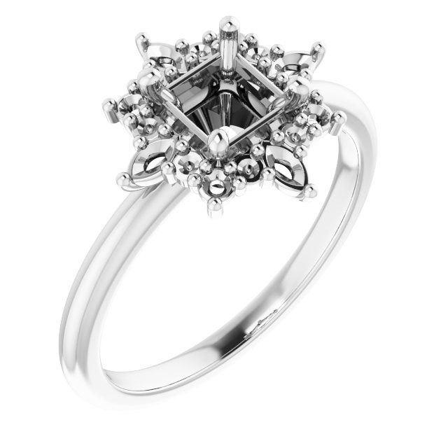 Halo-Style Engagement Ring