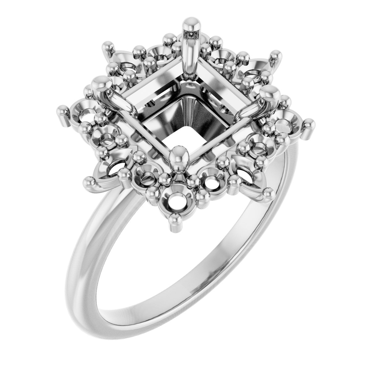 Halo-Style Engagement Ring