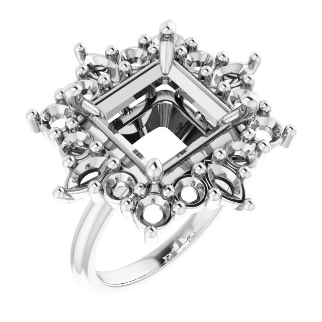 Halo-Style Engagement Ring