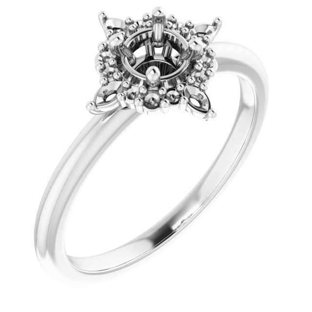 Halo-Style Engagement Ring