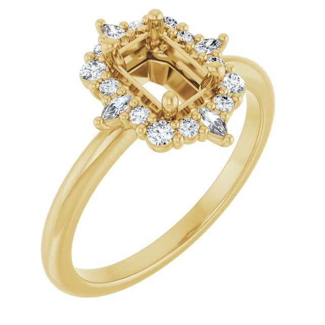 14k Yellow Gold