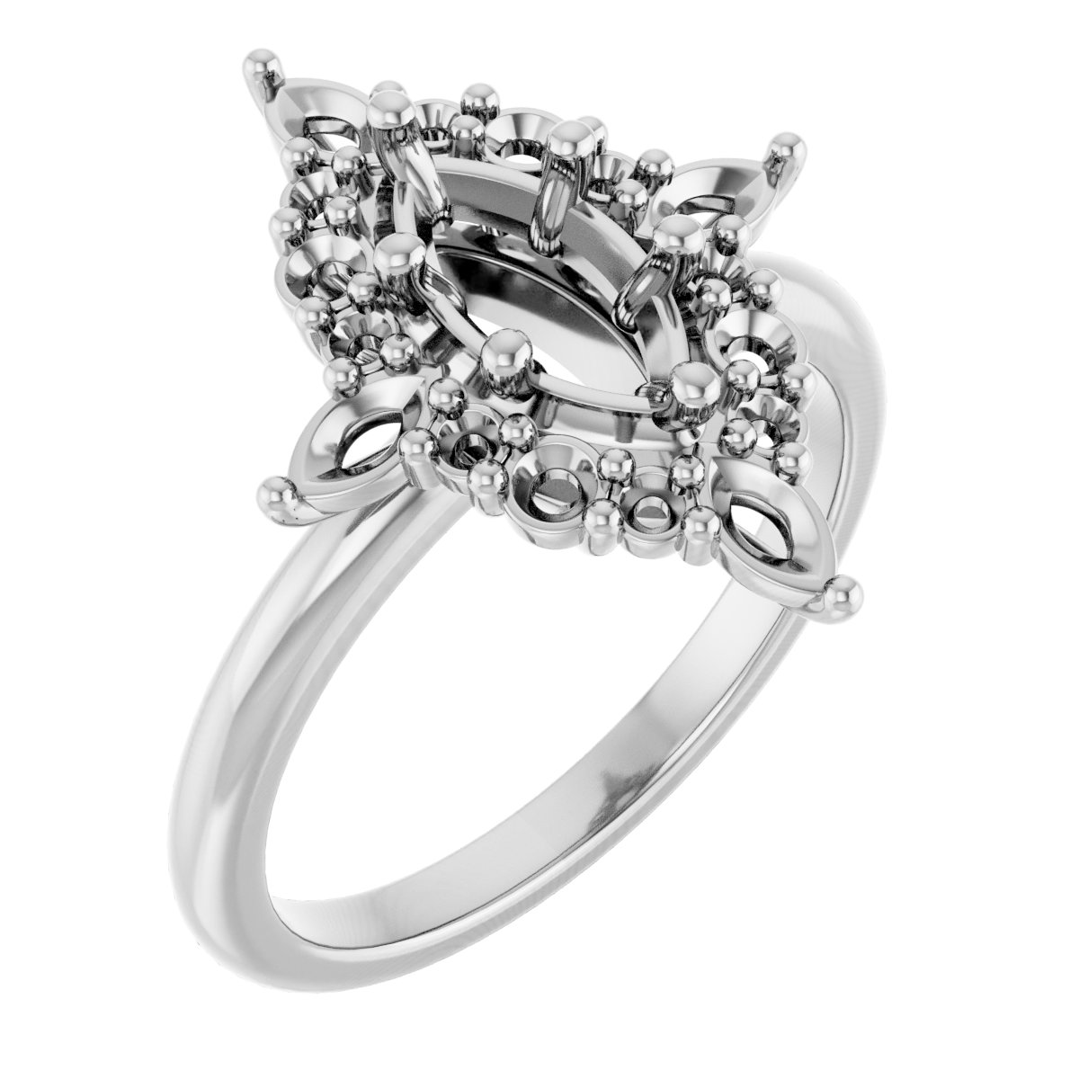 Halo-Style Engagement Ring