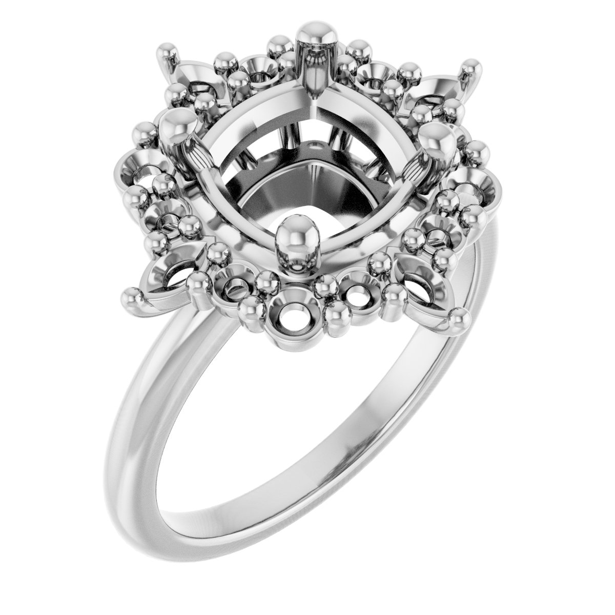 Halo-Style Engagement Ring