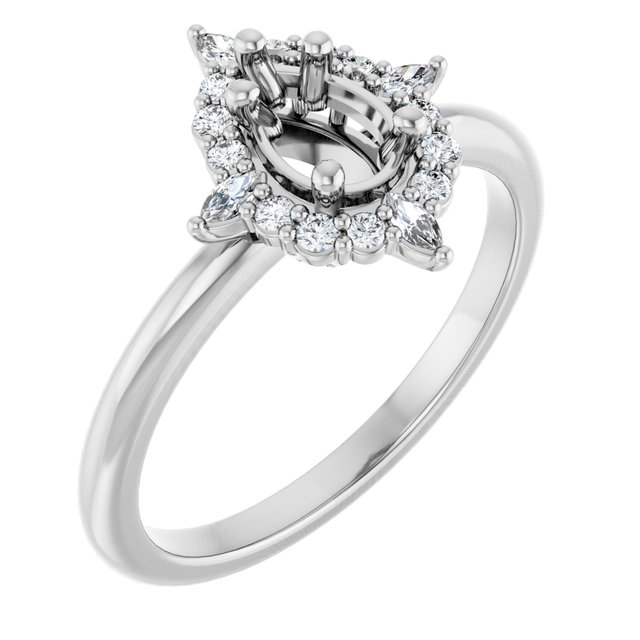 14k White Gold