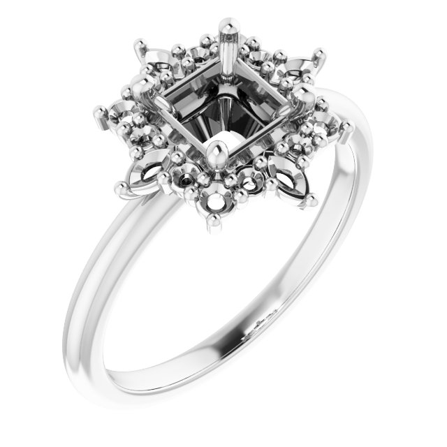 Halo-Style Engagement Ring