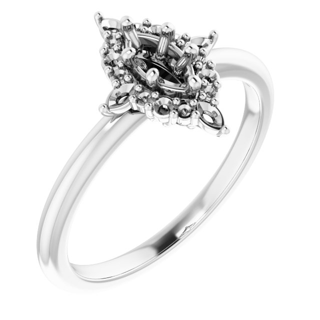Halo-Style Engagement Ring