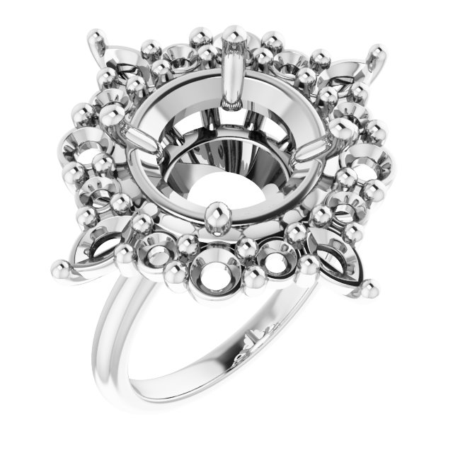 Halo-Style Engagement Ring
