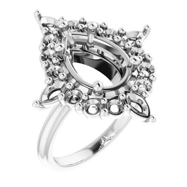 Halo-Style Engagement Ring