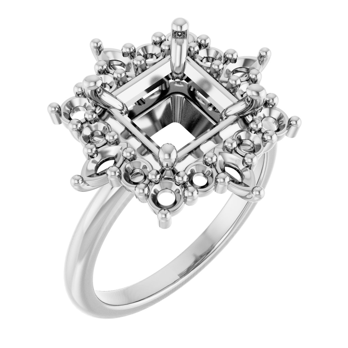 Halo-Style Engagement Ring