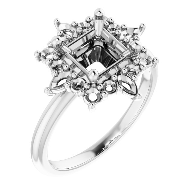 Halo-Style Engagement Ring