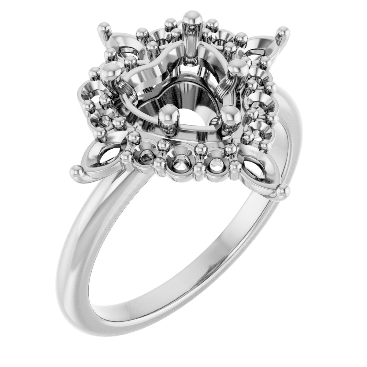Halo-Style Engagement Ring