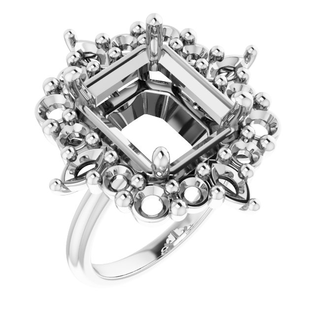 Halo-Style Engagement Ring
