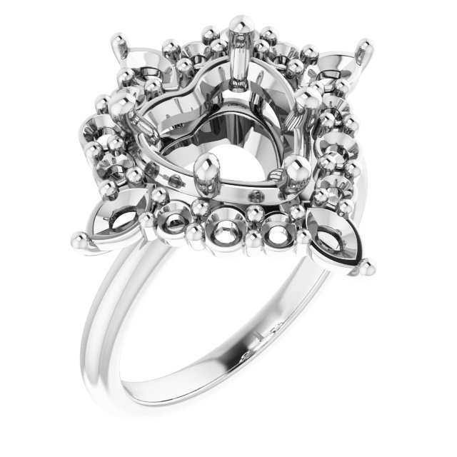 Halo-Style Engagement Ring