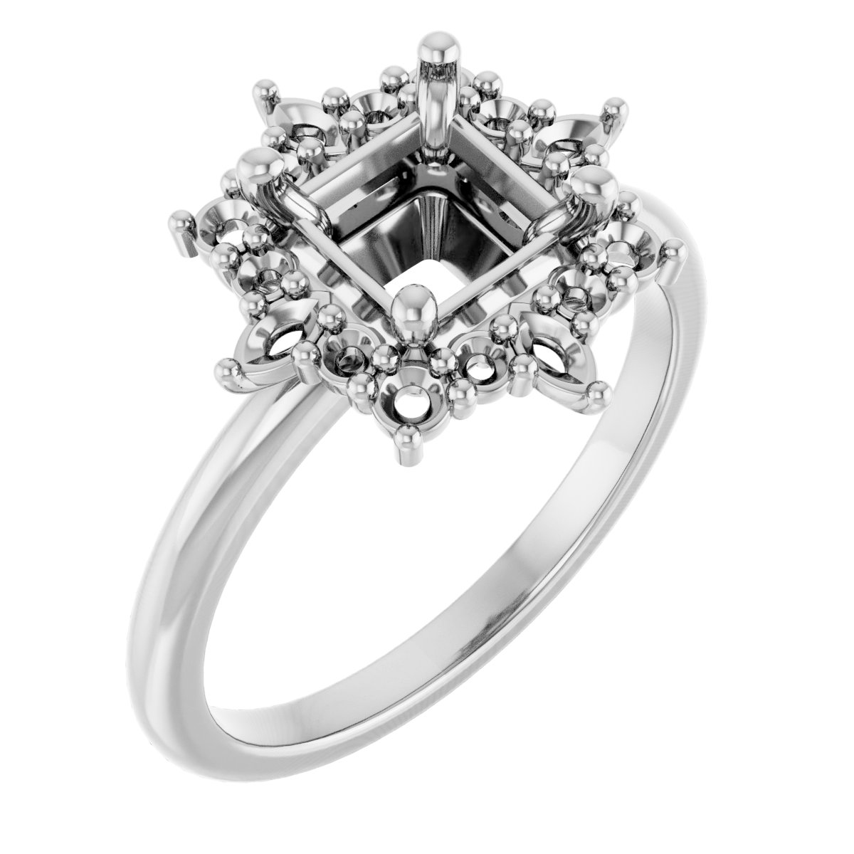 Halo-Style Engagement Ring