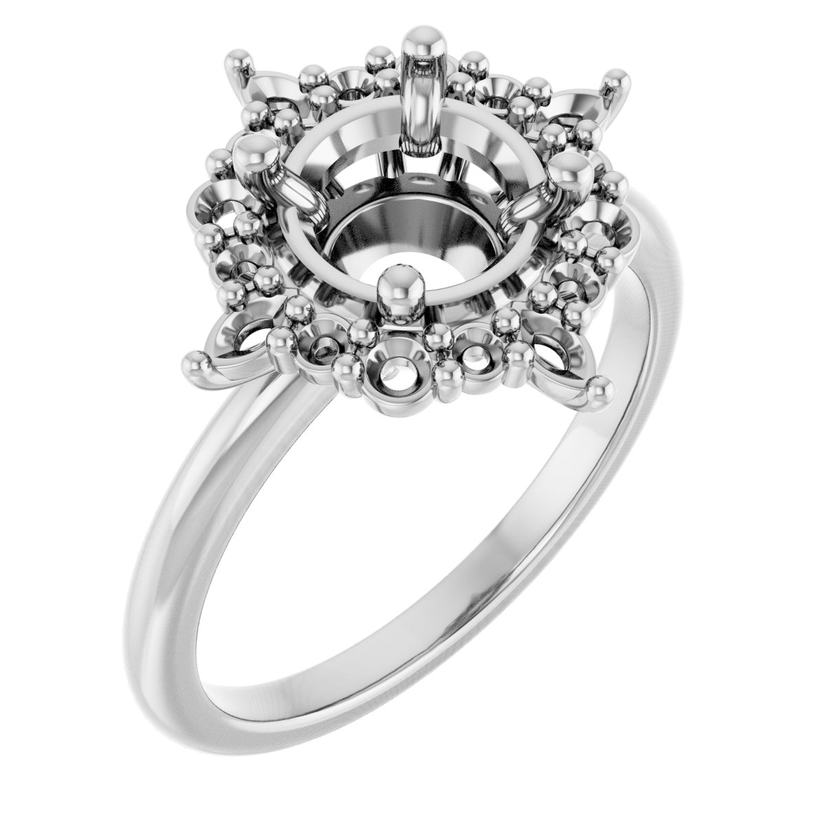 Halo-Style Engagement Ring