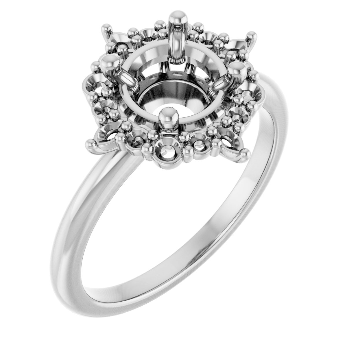 Halo-Style Engagement Ring