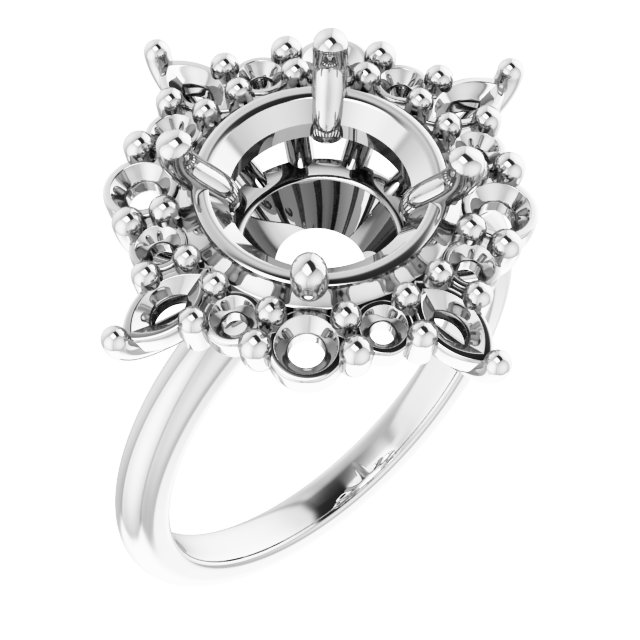 Halo-Style Engagement Ring
